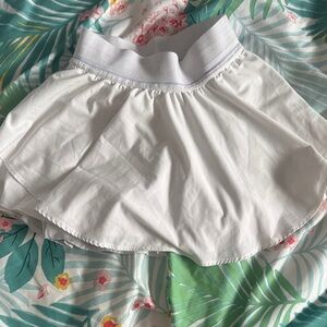White Lululemon skirt